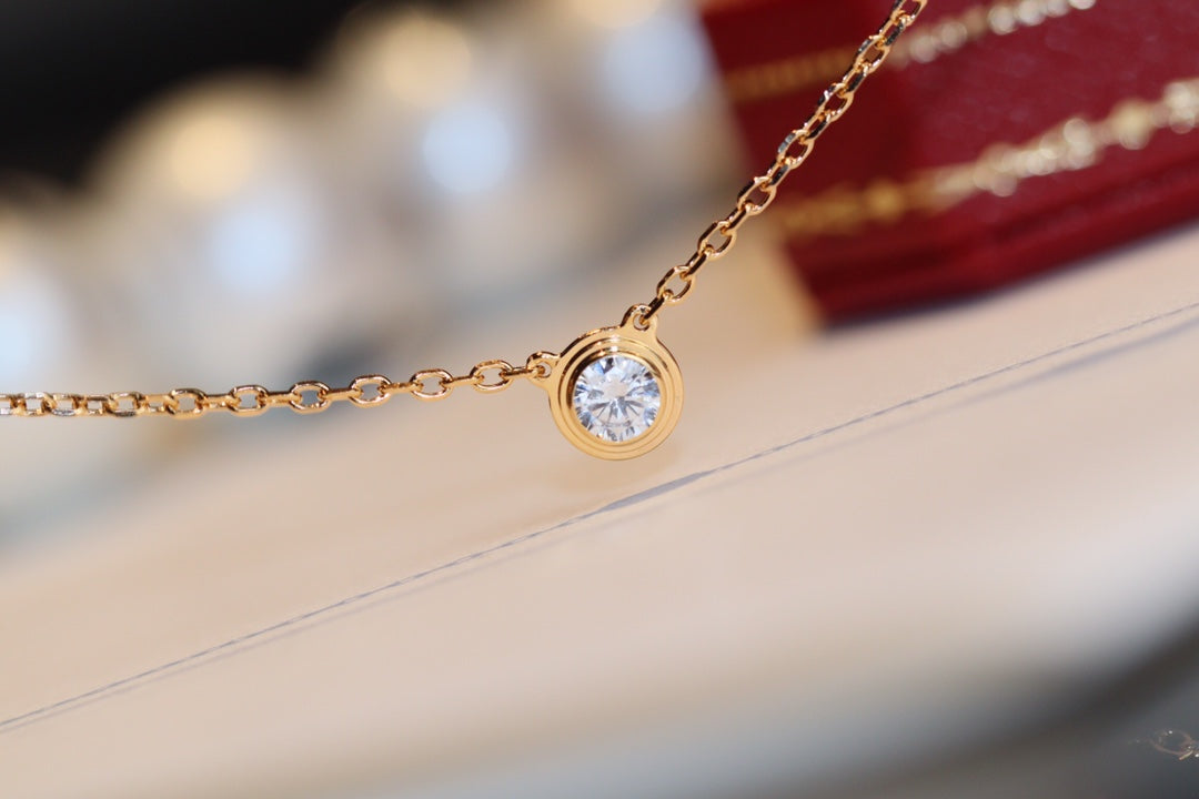 [Olivia JW]DAMOUR DIAMOND NECKLACE