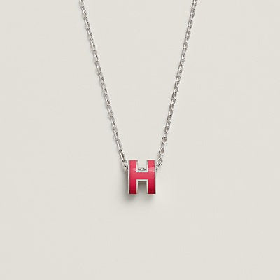 [Olivia JW]H NECKLACE PINK