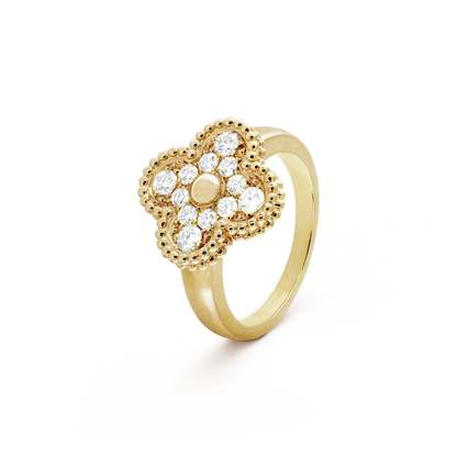 [Olivia JW]CLOVER DIAMOND RING