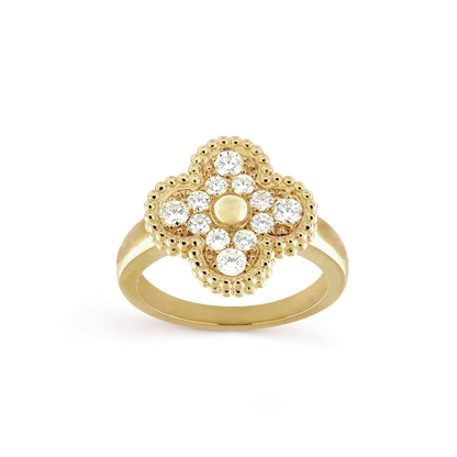 [Olivia JW]CLOVER DIAMOND RING