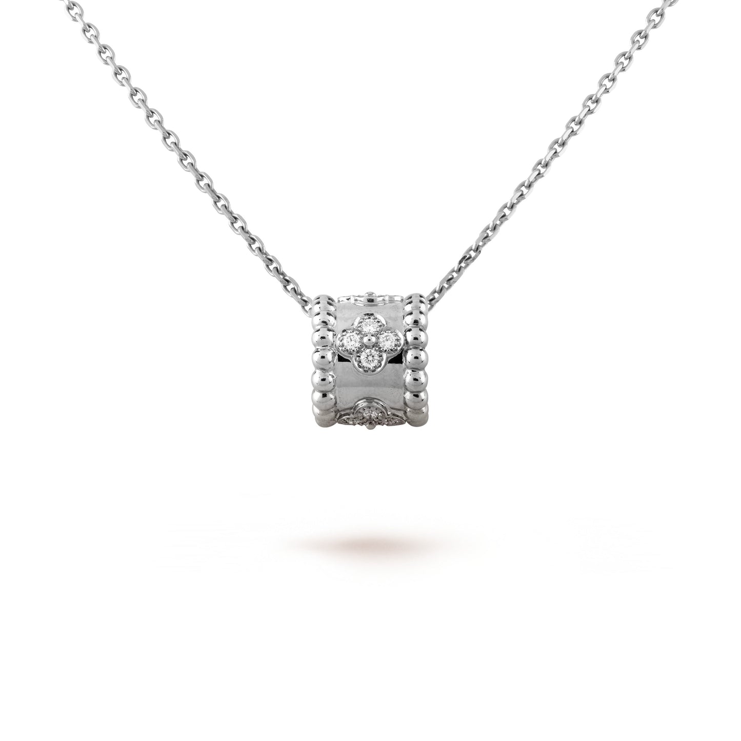 [Olivia JW]PERLEE PEDANT SIVLER DIAMOND NECKLACE