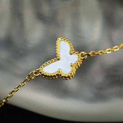 [Olivia JW]BUTTERFLY MOTHER OF PEARL BUTTERFLY BRACELET