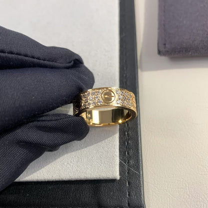 [Olivia JW]LOVE RING 5.5MM DIAMONDS PAVED