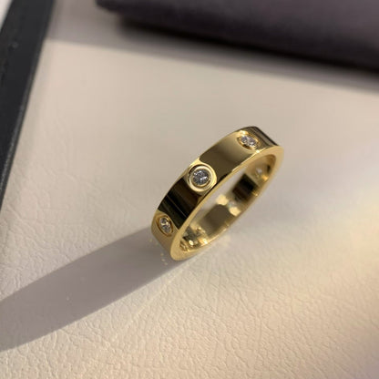 [Olivia JW]LOVE RING 3.6MM 8 DIAMONDS