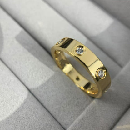 [Olivia JW]LOVE RING 3.6MM 8 DIAMONDS