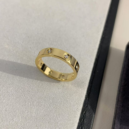 [Olivia JW]LOVE RING 3.6MM 8 DIAMONDS
