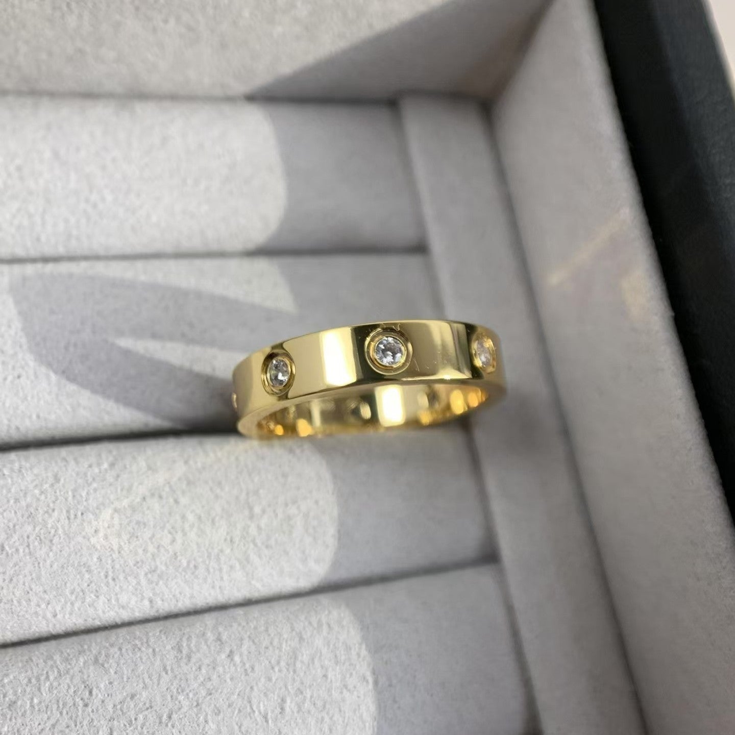 [Olivia JW]LOVE RING 3.6MM 8 DIAMONDS