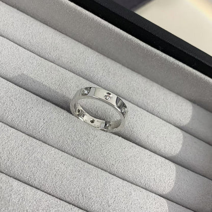 [Olivia JW]LOVE RING 3.6MM 8 DIAMONDS