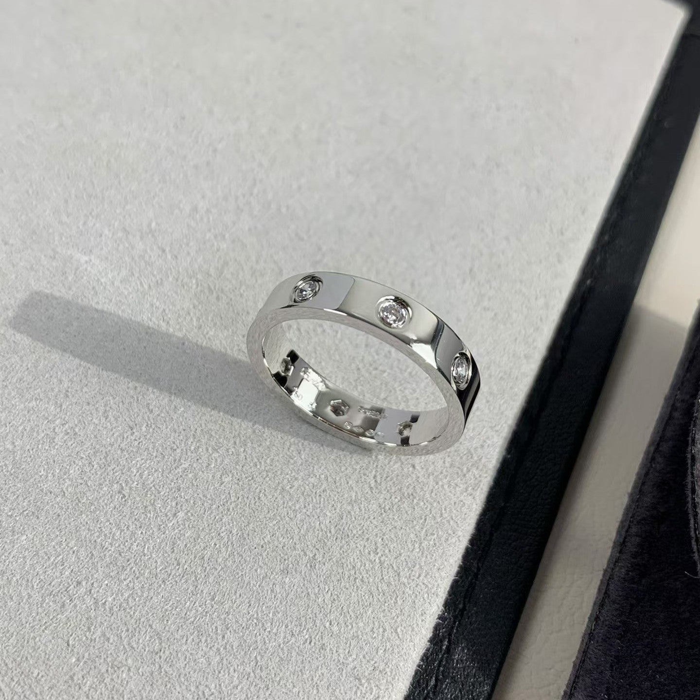 [Olivia JW]LOVE RING 3.6MM 8 DIAMONDS