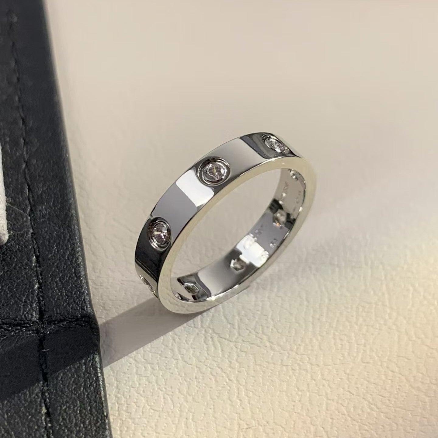 [Olivia JW]LOVE RING 3.6MM 8 DIAMONDS