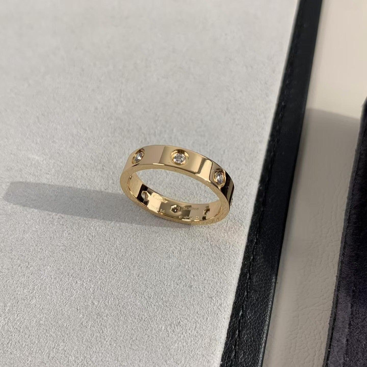 [Olivia JW]LOVE RING 3.6MM 8 DIAMONDS