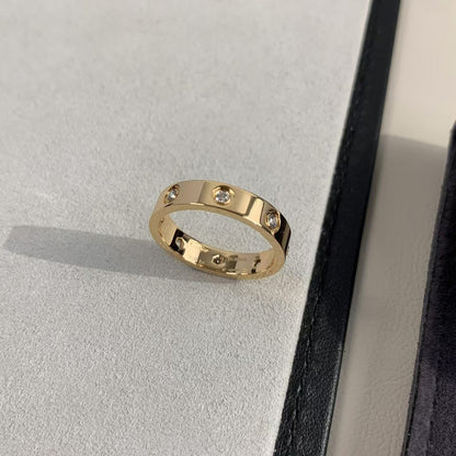 [Olivia JW]LOVE RING 3.6MM 8 DIAMONDS