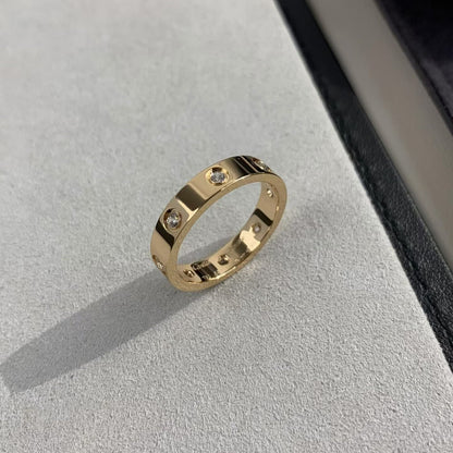 [Olivia JW]LOVE RING 3.6MM 8 DIAMONDS