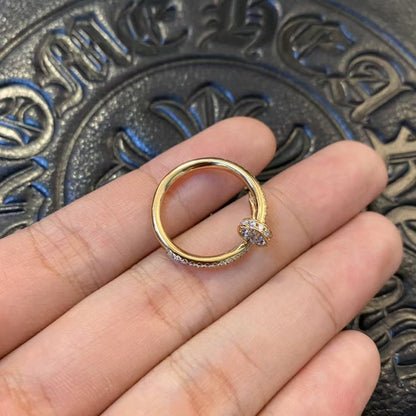 [Olivia JW]JUSTE RING 1.8MM GOLD DIAMONDS