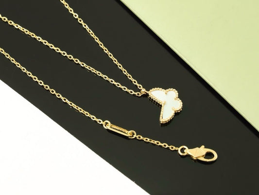 [Olivia JW]BUTTERFLY MOTHER OF PEARL NECKLACE