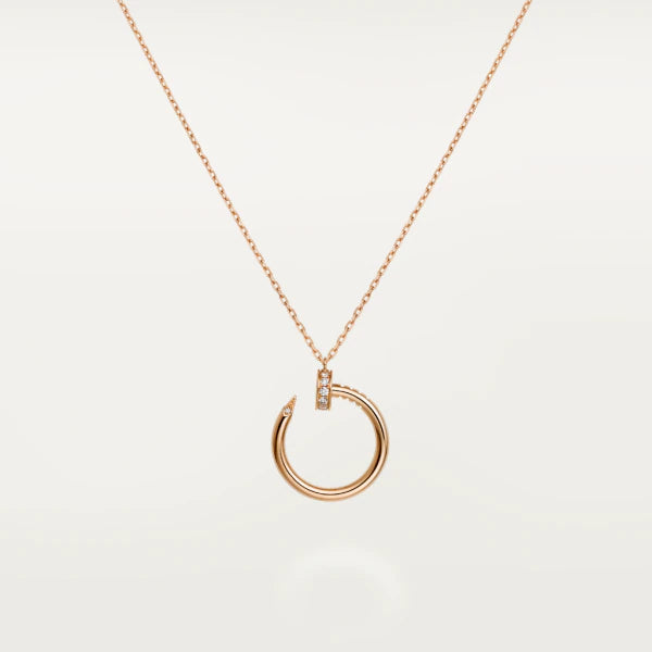 [Olivia JW]JUSTE NECKLACE PINK GOLD