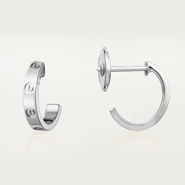 [Olivia JW]LOVE EARRINGS 2.65MM SILVER