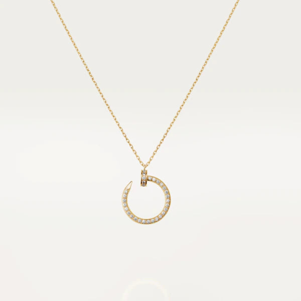 [Olivia JW]JUSTE NECKLACE GOLD DIAMONDS