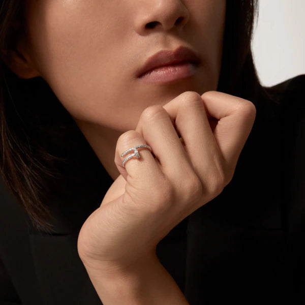 [Olivia JW]JUSTE RING 1.8MM SILVER DIAMONDS