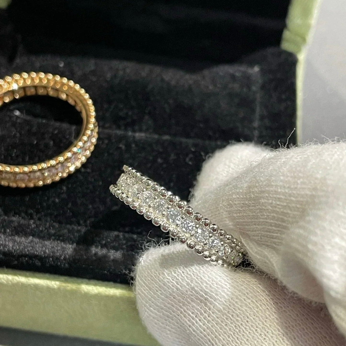 [Olivia JW]PERLEE DIAMOND ROSE GOLD RING