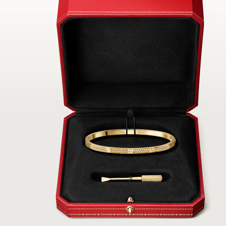 [Olivia JW]LOVE BRACELET 3.65MM DIAMOND-PAVED