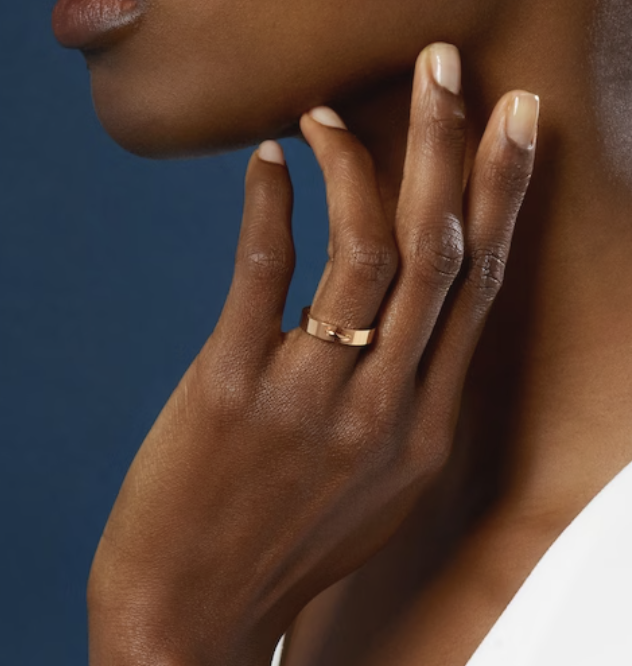 [Olivia JW]ALLIANCE LIENS VIDENCE 4MM RING