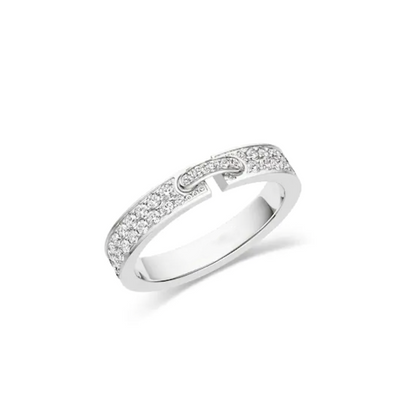 [Olivia JW]ALLIANCE LIENS VIDENCE PAVED DIAMOND 4MM RING