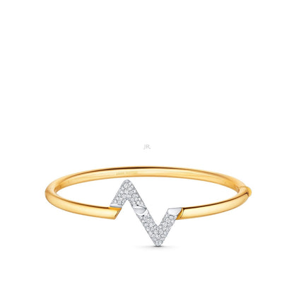 [Olivia JW]VOLTE UPSITE DOWN GOLD DIAMOND BRACELET