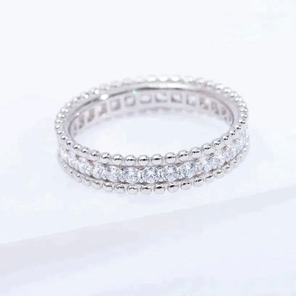 [Olivia JW]PERLEE DIAMOND SILVER RING