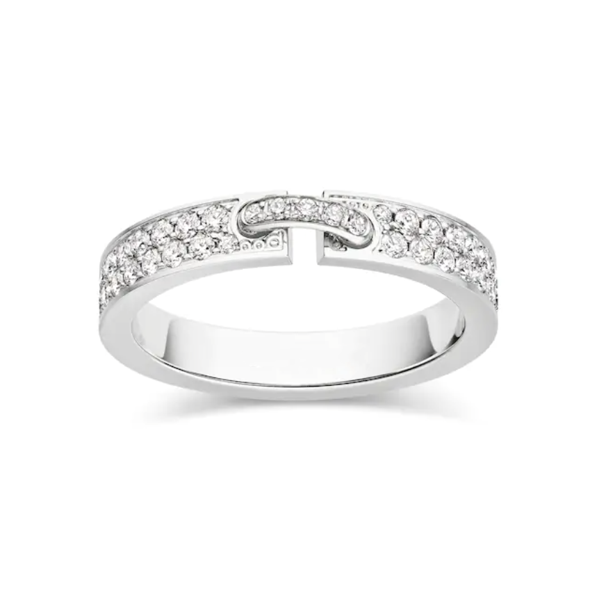 [Olivia JW]ALLIANCE LIENS VIDENCE PAVED DIAMOND 4MM RING