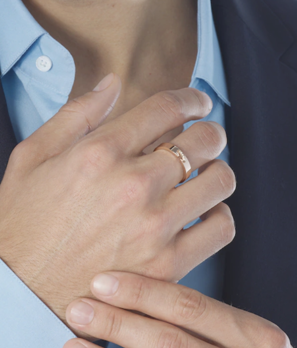 [Olivia JW]ALLIANCE LIENS VIDENCE DIAMOND 4MM RING