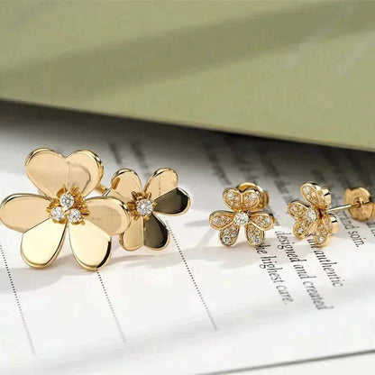 [Olivia JW]CLOVER COMOS GOLD DIAMOND RING