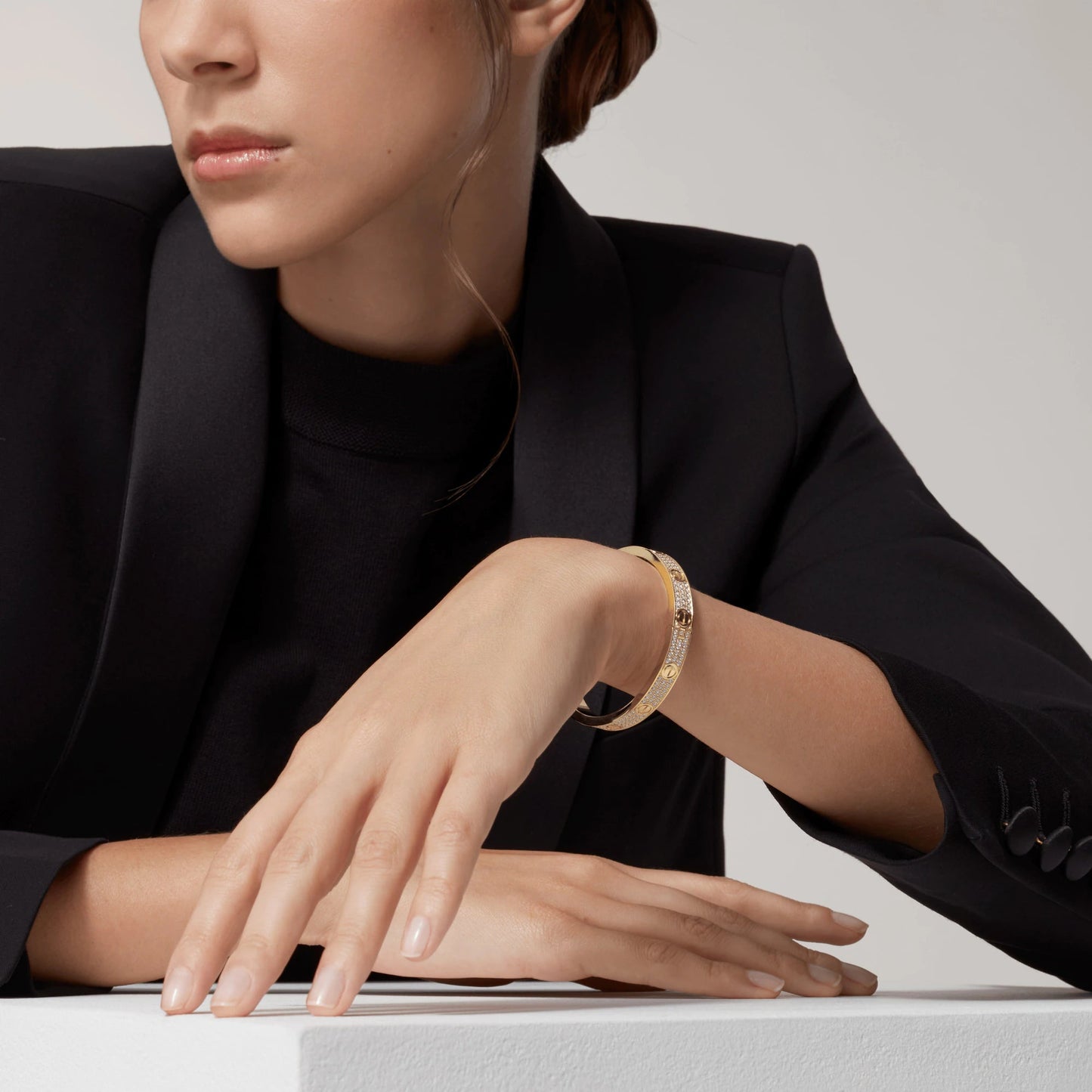 [Olivia JW]LOVE BRACELET 6.1MM DIAMOND-PAVED
