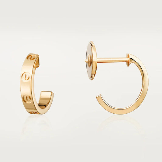 [Olivia JW]LOVE EARRINGS 2.65MM PINK GOLD