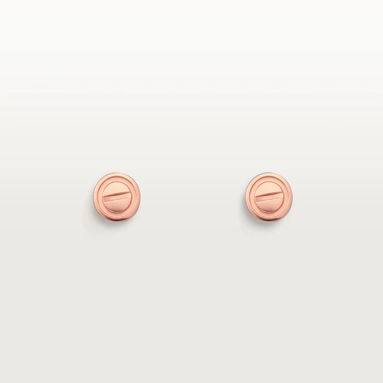 [Olivia JW]LOVE EARRINGS PINK GOLD 10MM
