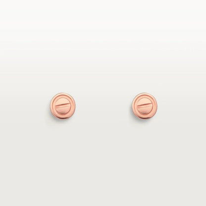 [Olivia JW]LOVE EARRINGS PINK GOLD 10MM