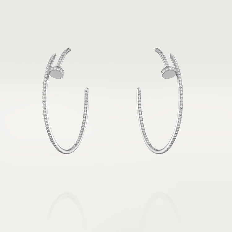 [Olivia JW]JUSTE EARRINGS FULL DIAMONDS 1.8MM