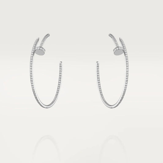 [Olivia JW]JUSTE EARRINGS FULL DIAMONDS 1.8MM