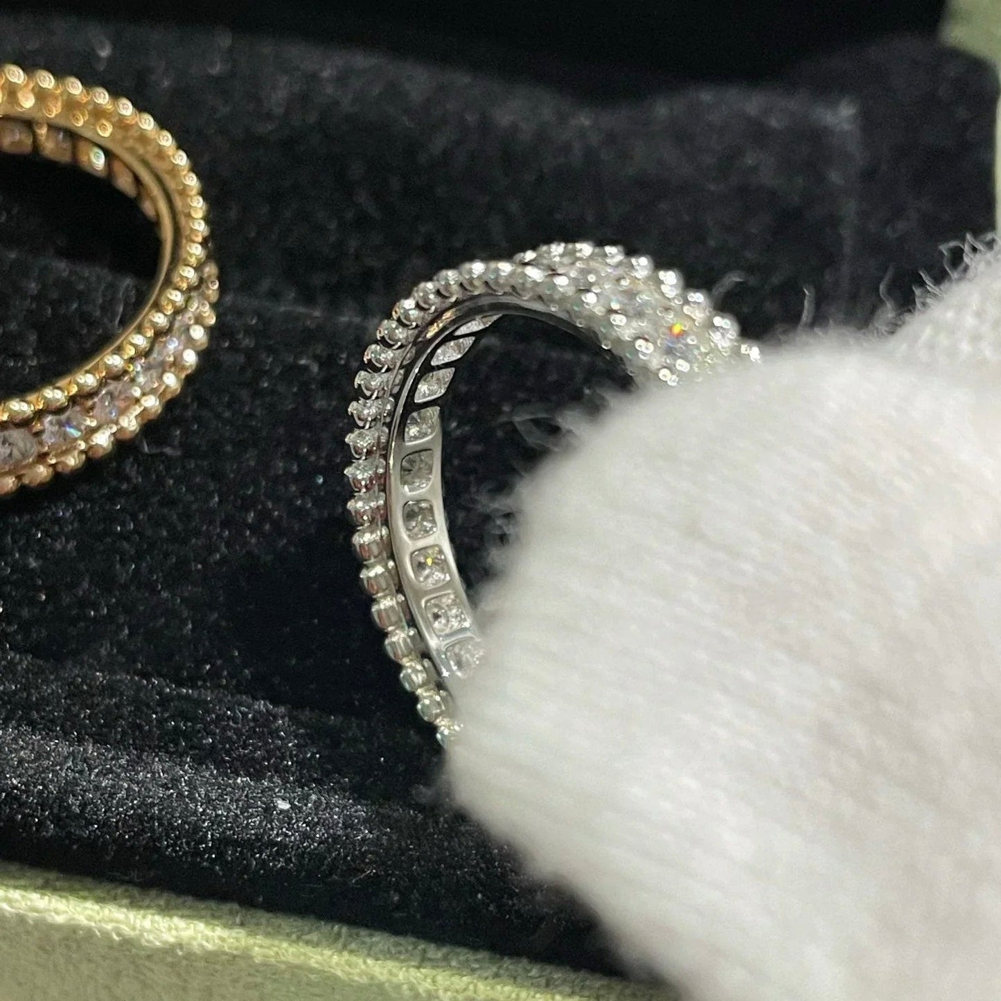 [Olivia JW]PERLEE DIAMOND ROSE GOLD RING