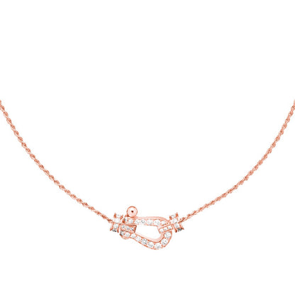 [Olivia JW]FORCE 10 PINK GOLD DIAMOND NECKLACE