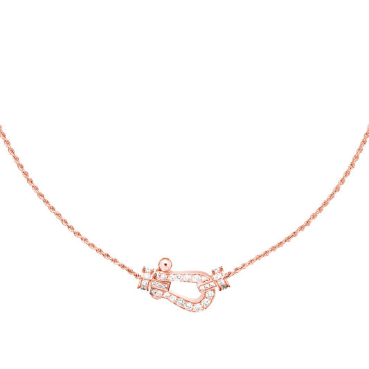 [Olivia JW]FORCE 10 PINK GOLD DIAMOND NECKLACE