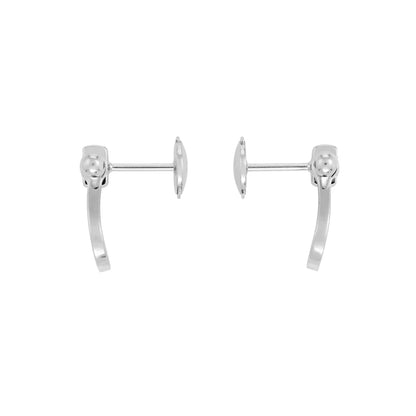 [Olivia JW]FORCE 10 FULL DIAMOND STUD EARRINGS MINI MODEL