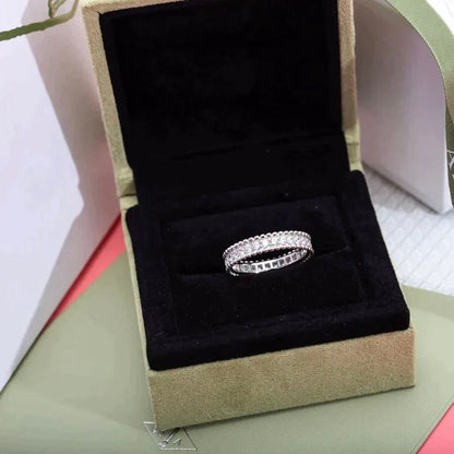 [Olivia JW]PERLEE DIAMOND SILVER RING