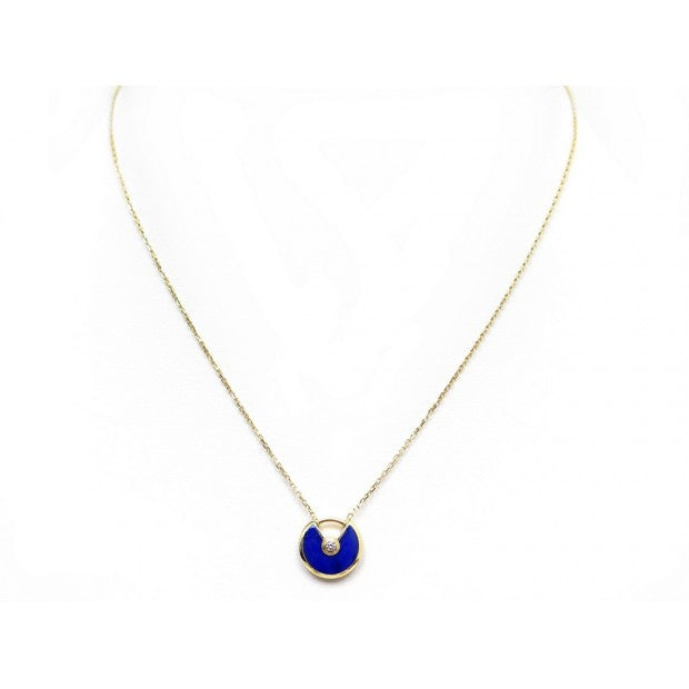 [Olivia JW]AMULETTE ROSE GOLD AGATE NECKLACE