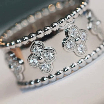 [Olivia JW]CLOVER KALEIDOSCOPE RING 10MM