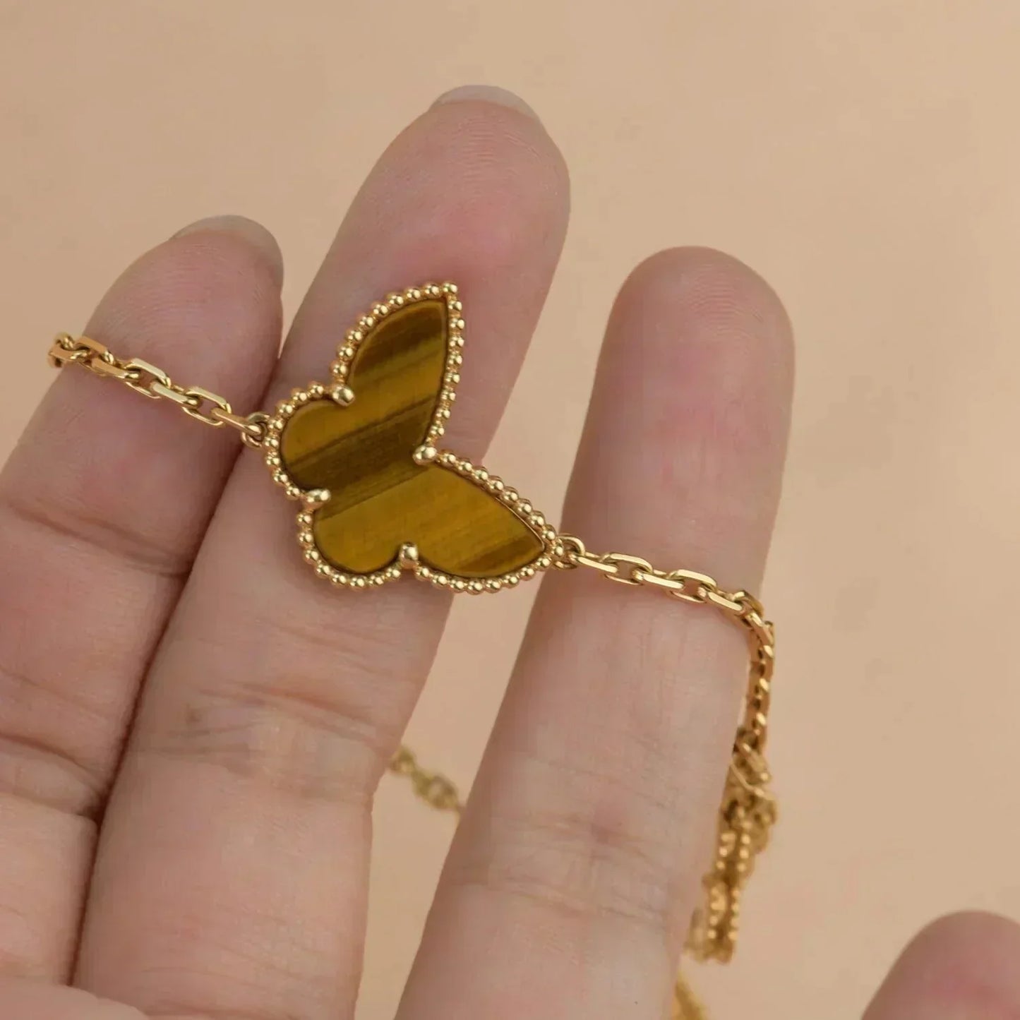 [Olivia JW]LUCKY SPRING 5 MOTIF GOLD BRACELET