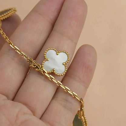 [Olivia JW]LUCKY SPRING 5 MOTIF GOLD BRACELET