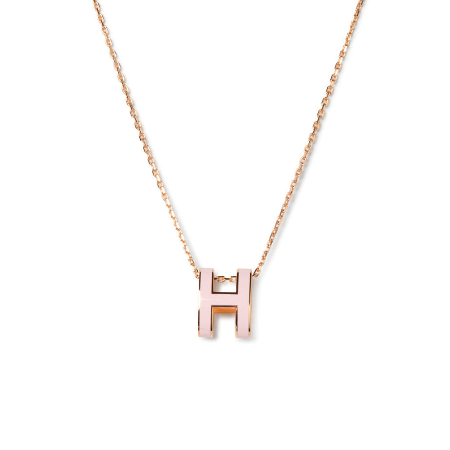 [Olivia JW]POP H PEDANT PINK GOLD