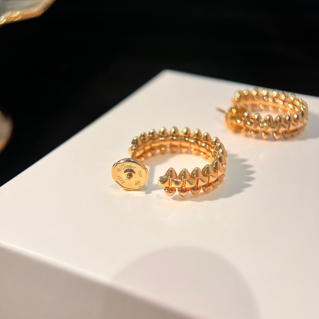 [Olivia JW]CLASH SMALL HOOP EARRINGS