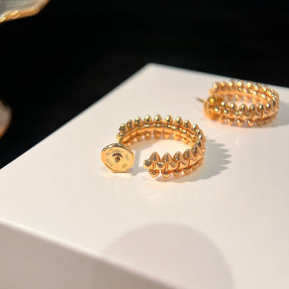 [Olivia JW]CLASH SMALL HOOP EARRINGS